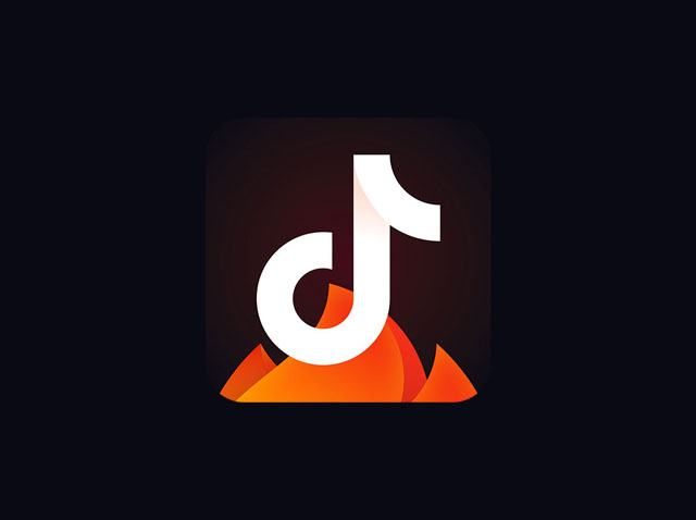 抖音平臺火山版logo設計理念